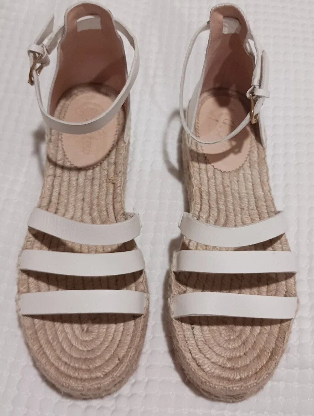 J. Crew Grace Leather Gladiator Espadrille Sandal 9/9.5